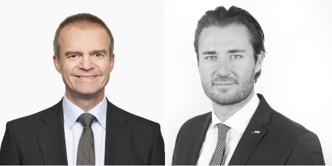 Jens Hohnwald (rechts) leitet nach dem Ausscheiden von Manfred Fleckenstein (links) künftig allein das Team „Transaction Services Sales“ bei der SEB Deutschland.