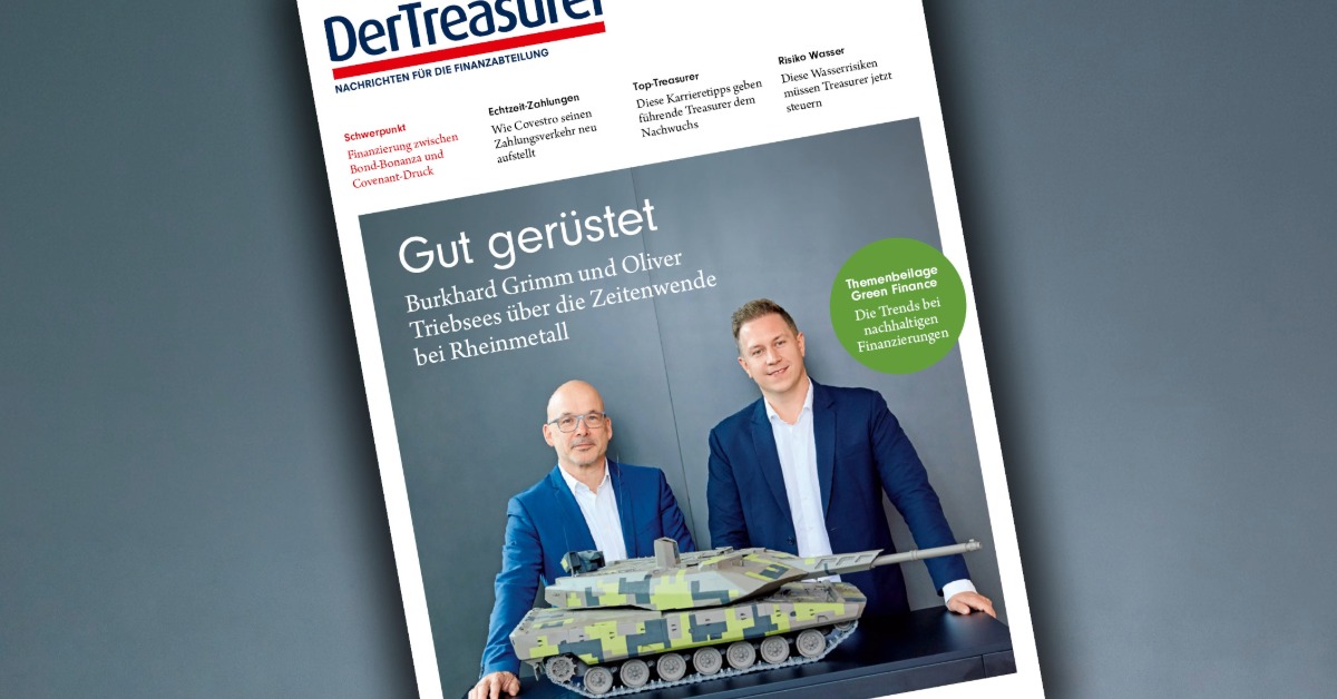 Burkhard Grimm (l.) und Oliver Triebsees berichten über die Zeitenwende bei Rheinmetall. Foto: Daniel Schumann