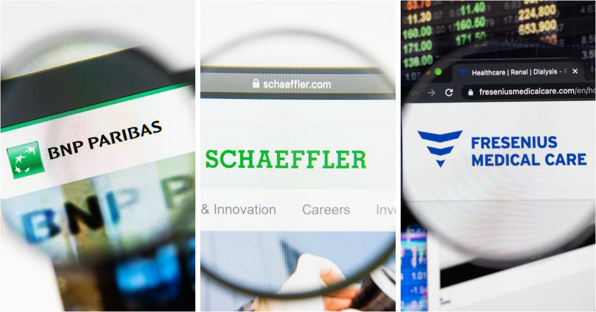 Spannende Treasury-Personalnews bei BNP Paribas, Schaeffler und Fresenius Medical Care. Fotos (v.l.): Casimiro - stock.adobe.com, pvl - stock.adobe.com, Dennis - stock.adobe.com